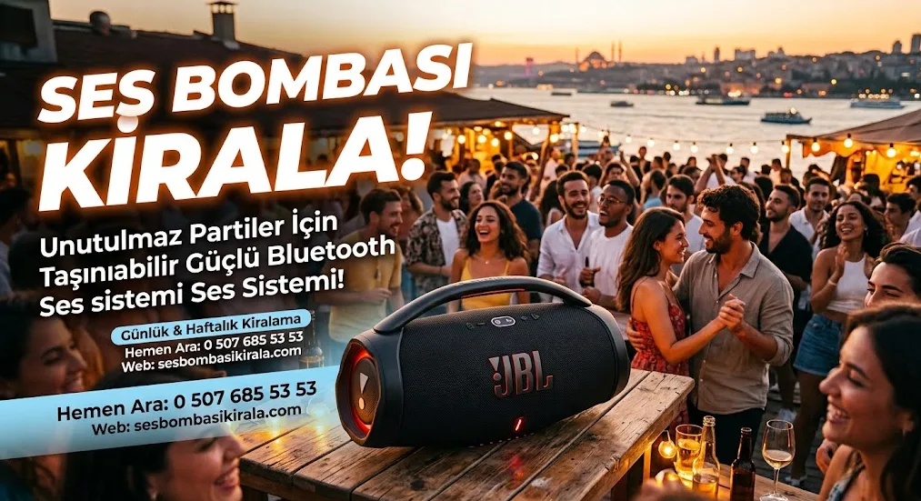Taşınabilir Bluetooth Ses Sistemi kiralama